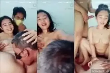 Threesome Live Bareng Cewek Cantik Squirt